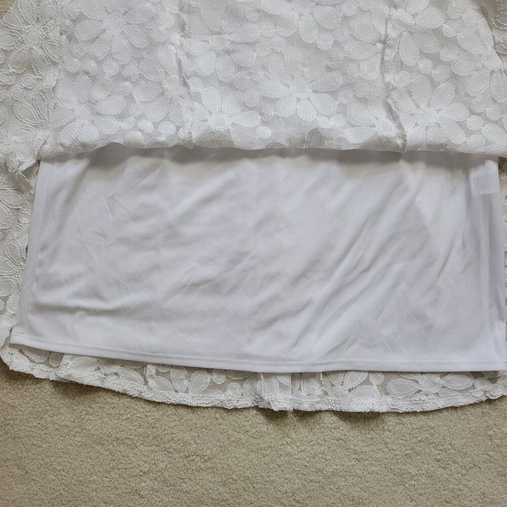 EUC Rabbit Rabbit Rabbit Designs 14 Dress Pullover Fit & Flare Lace Lined - Picture 9 of 16